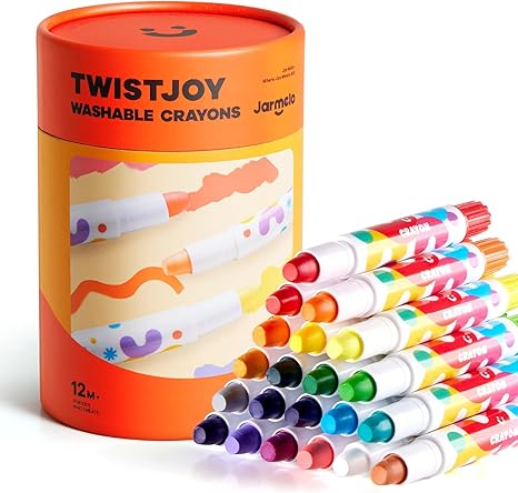 Jar Melo Non-Toxic Kids' Crayons