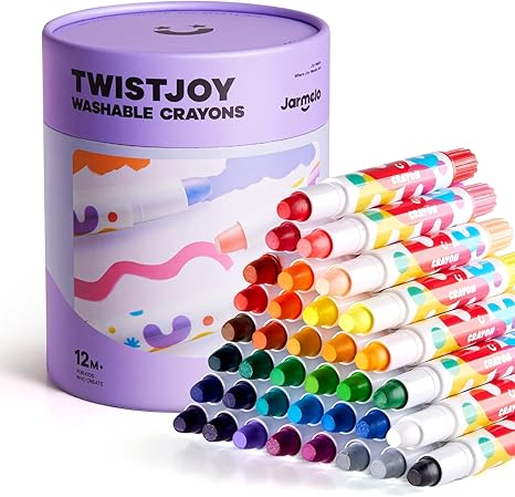 Jar Melo Non-Toxic Kids' Crayons